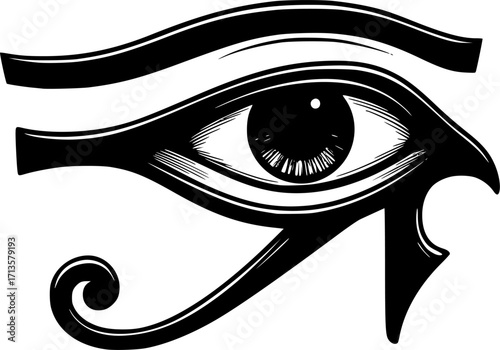 Vector illustration of the Eye of horus
