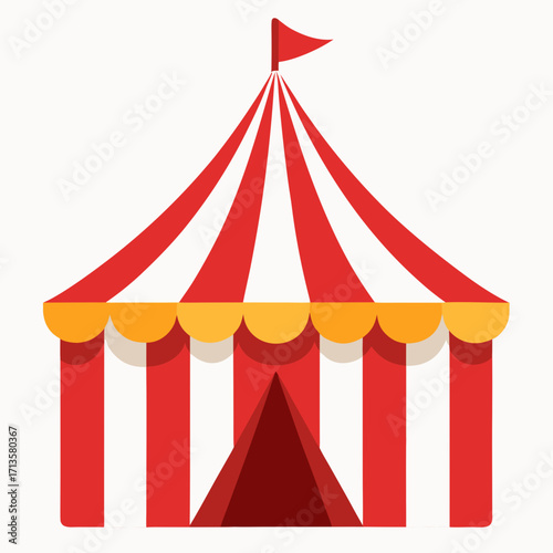 circus tent vector illustration