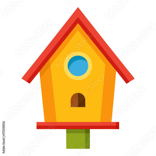 wooden bird house
