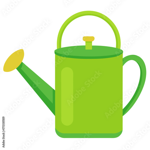 green watering can
