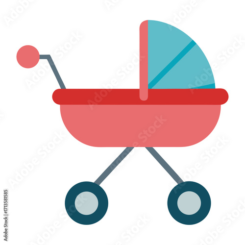 baby carriage vector illustration