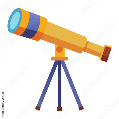 telescope on tripod