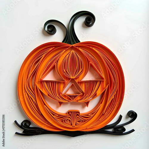 Hand-drawn Quilling Style 