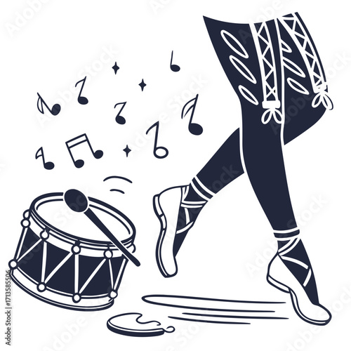  dance festival bundle black silhouette ballet  