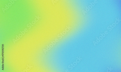 Abstract background with a vibrant blend of green, yellow, and blue hues, creating a soft and textured gradient effect suitable for various design purposes