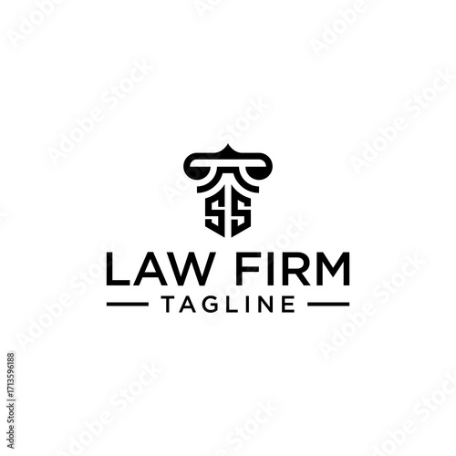 SS law logo design inspiration