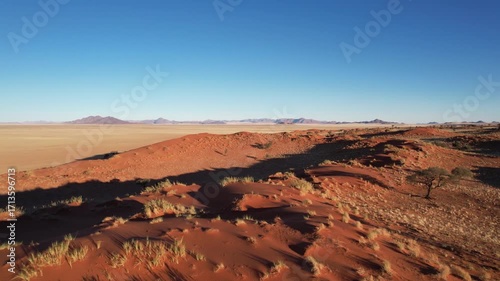 Namibia Desert drone footage in 4K over Namib Rand.
