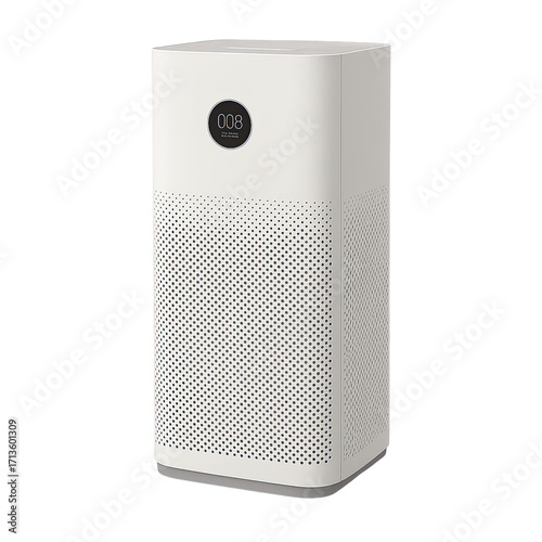 Modern air purifier enhancing indoor air quality.