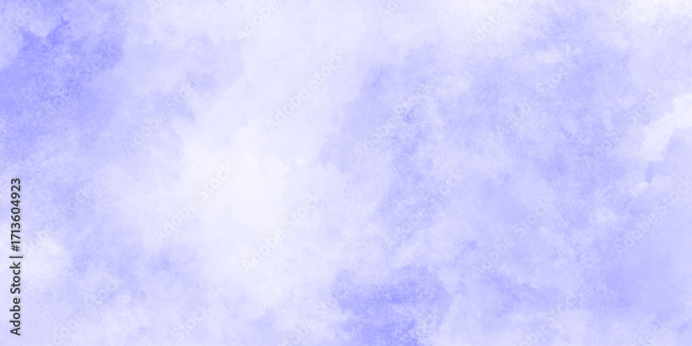 Fototapeta premium Abstract blue or white watercolor paint on white paper background, sky in watercolour painting soft textured on wet white paper background, watercolor paper textured for design templates invitation.