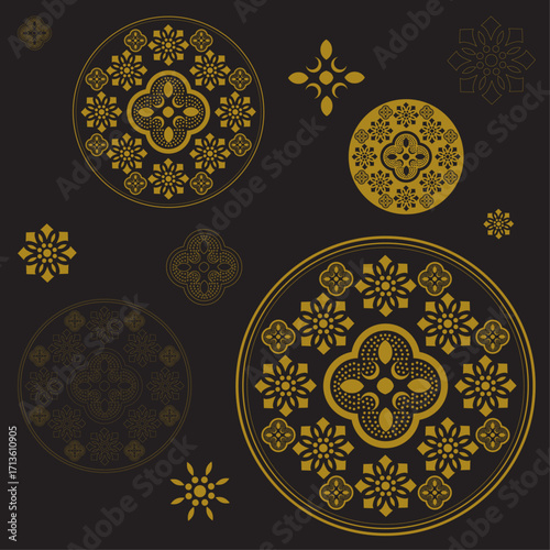 Pikul Flower Pattern color
