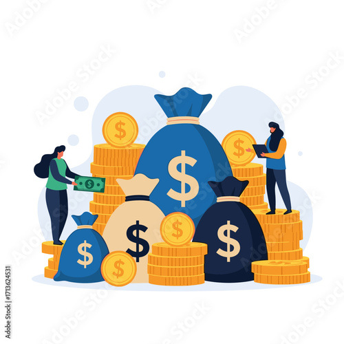 Wealth accumulation through strategic financial management and investment growth opportunities for individuals and businesses.