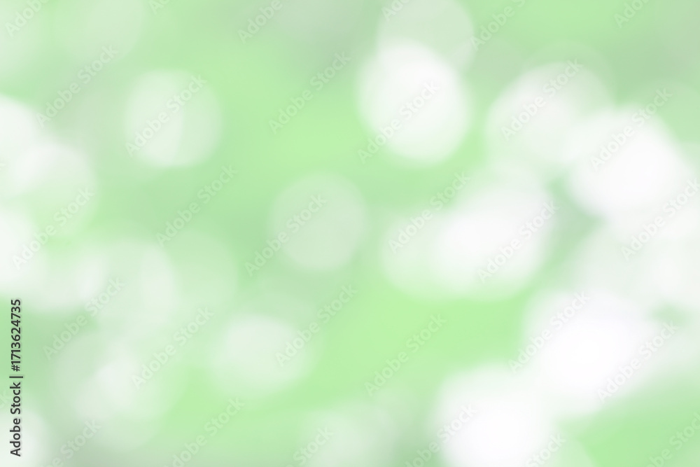 Obraz premium Green nature bokeh, Subtle background in abstract style for graphic design