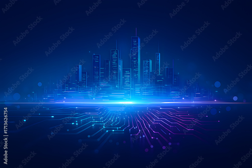 Fototapeta premium Technology Background