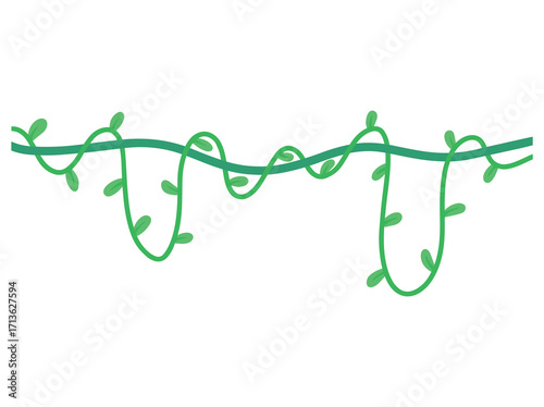 Tropical Jungle Tree Branch or Forest Thicket
