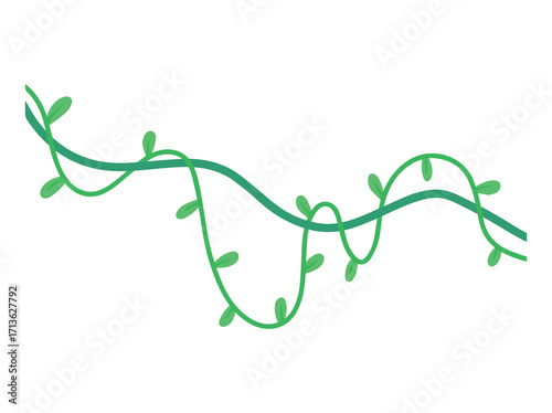 Jungle Tree Background Illustration
