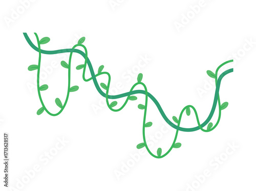Jungle Tree Background Illustration
