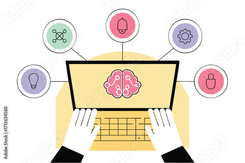 Unlock your creative potential with innovative thinking and collaboration using AI powered tools for brainstorming and problem solving on your laptop