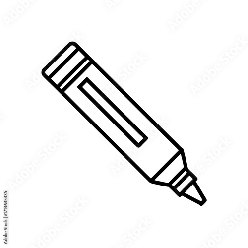 highlighter icon isolated on white