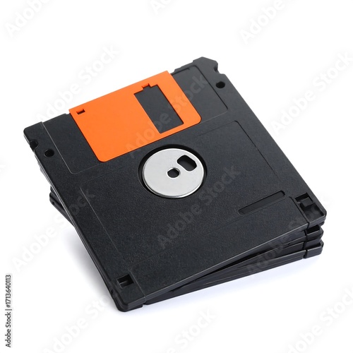 Stack of floppy disks