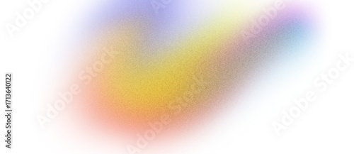 Transparent yellow, purple, orange, blue, grainy gradient noise wallpaper background