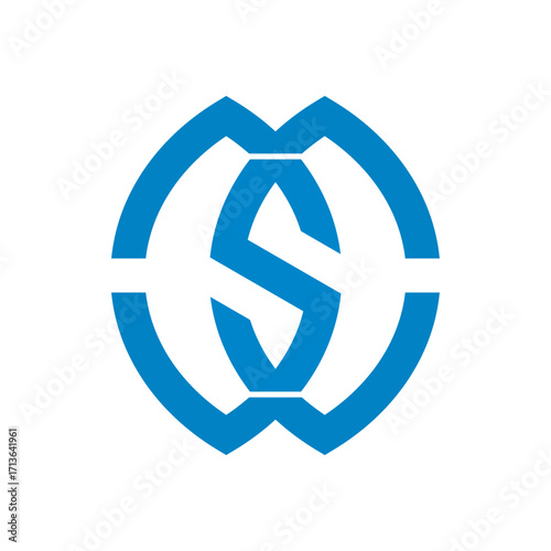 MSW business logo icon vector