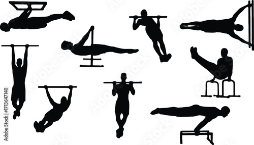 Calisthenics Silhouettes