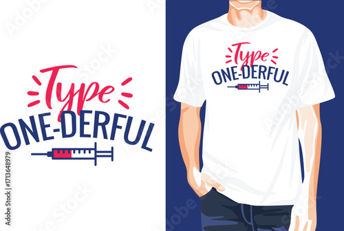 Diabetes t-shirt design