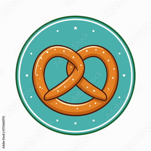 German festival celebration with Oktoberfest icon vector. Icons of pretzel, beer, Bavarian hat for a traditional food and drink menu