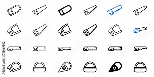 Collection of fifteen different styles of containers and boxes with handles and various shapes and sizes
