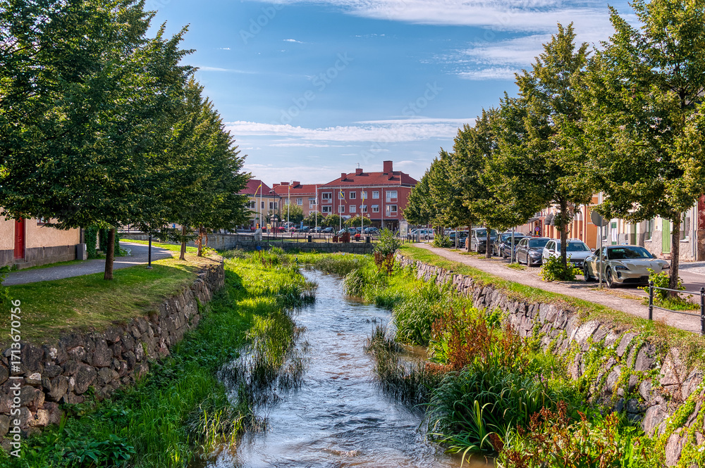 Fototapeta premium Soderkoping is a locality and the seat of Söderkoping Municipality, Ostergotland County, Sweden.