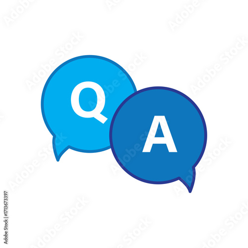 Q and A. Question and answer icon