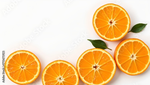 A collection of oranges arranged together in a visually appealing way against a clean background.