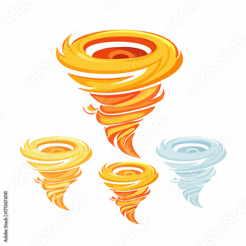 A sweet, golden ring with a red ribbon and a spiral mosquito repellent coil symbol illustration