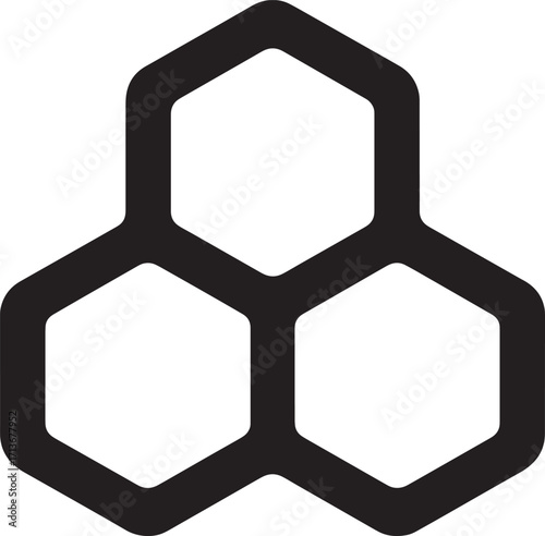 Abstract Geometric Honeycomb Structure Vector Illustration for Modern Design and Creative Art