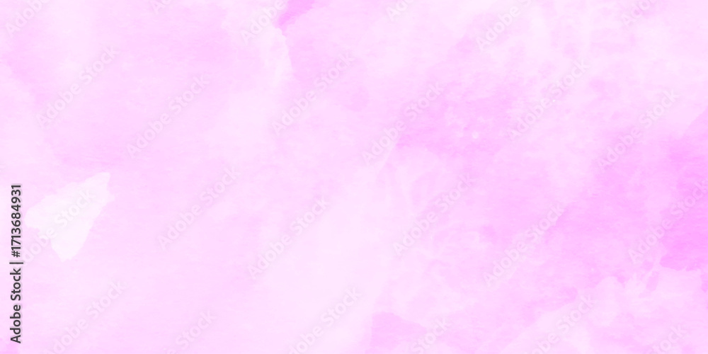 Fototapeta premium soft pink watercolor washes, Abstract pink red watercolor stain with soft edges and a gradient effect, Soft pink watercolor splashes abstract background texture.