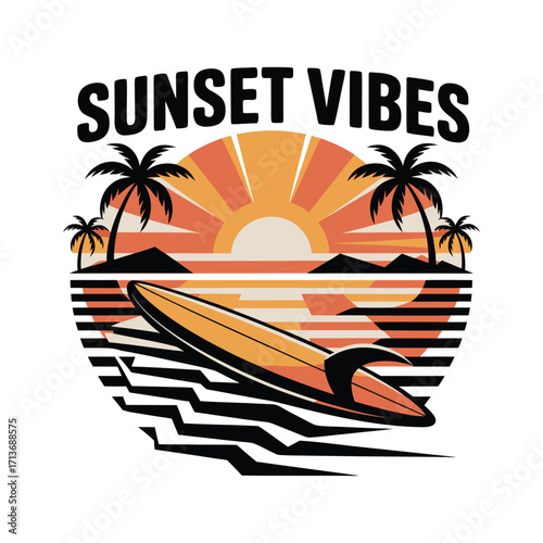 Boat on a tropical beach with palm trees in a summer sea landscape