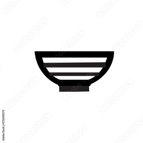 Striped Bowl Icon