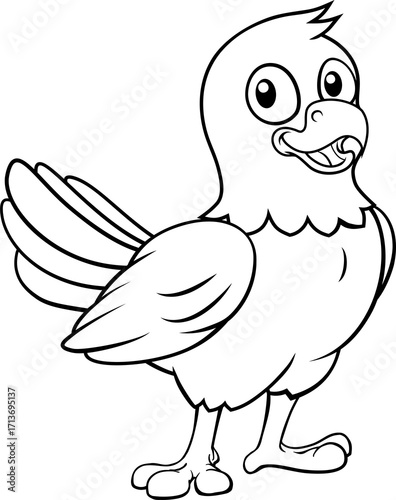 Bald Eagle Hawk Falcon Cart...