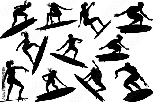 Surfer Surfboard Surfers Me...