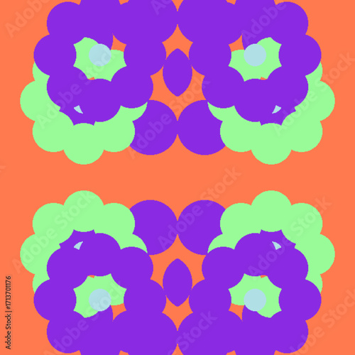 EPS allover design for dizital textile graphic designers with high quality