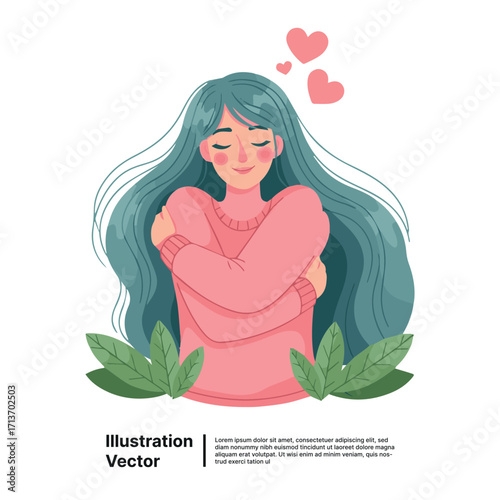 Self-Love Embrace A Girl's Journey to Body Positivity and Mental Wellness