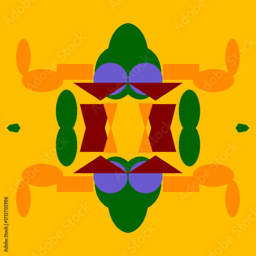 EPS allover design for dizital textile graphic designers with high quality