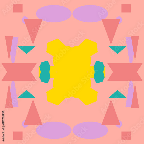 EPS allover design for dizital textile graphic designers with high quality