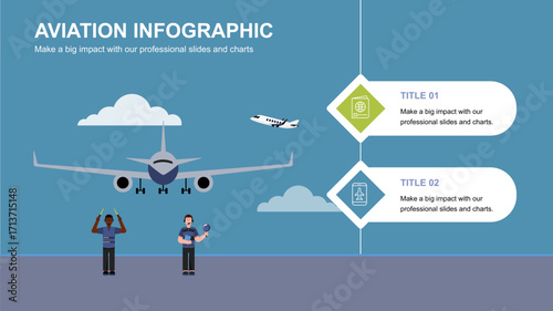 Aviation Professionals Infographic Presentation Slides