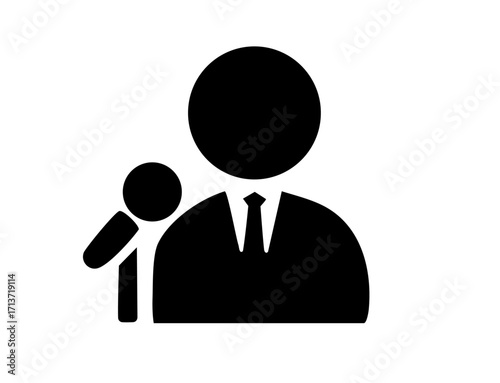 funeral icon 09 : Funeral Master of Ceremonies Icon, master of ceremonies, funeral, host, officiant, speaker, guide, tradition, religious, ceremony, respect, service, mourning, memorial, 