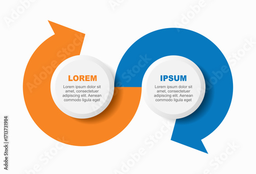 Infographic design template with place for your data. Vector illustration.