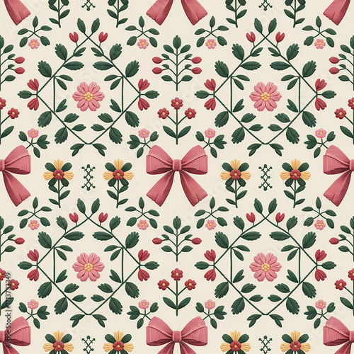 Vintage Needlepoint Pattern