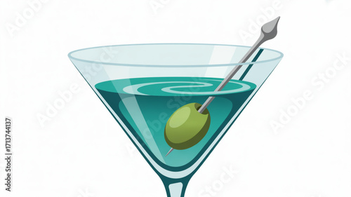 Discover the perfect martini cocktail recipe with olive garnish for your next happy hour celebration