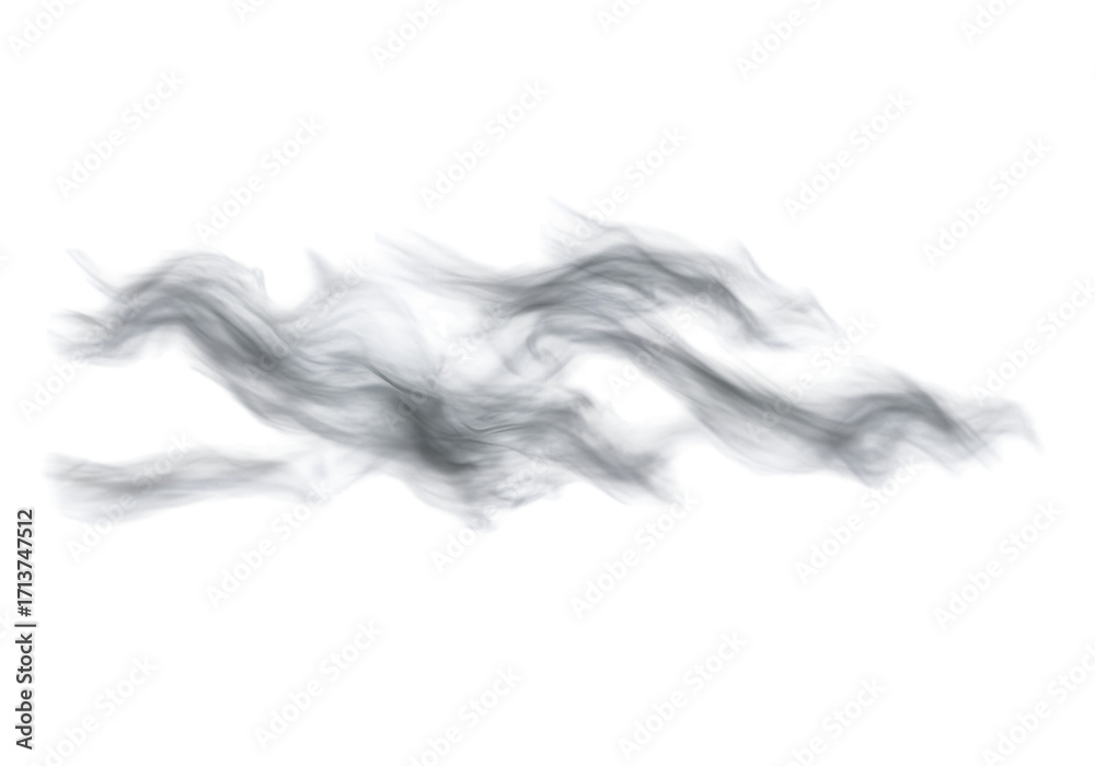 Fototapeta premium Abstract Smoke Texture: Grey Swirls for Design Projects