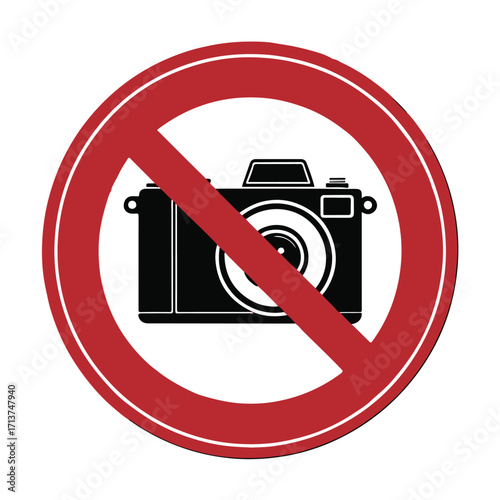 no photography and no camera sign.